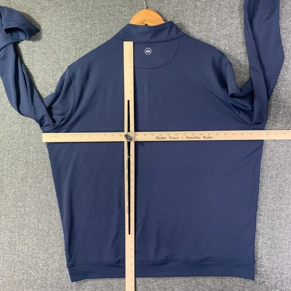 Petet Millar Perth Men 2XL Blue Performance Golf Pullover Stretch Preppy - Picture 8 of 11